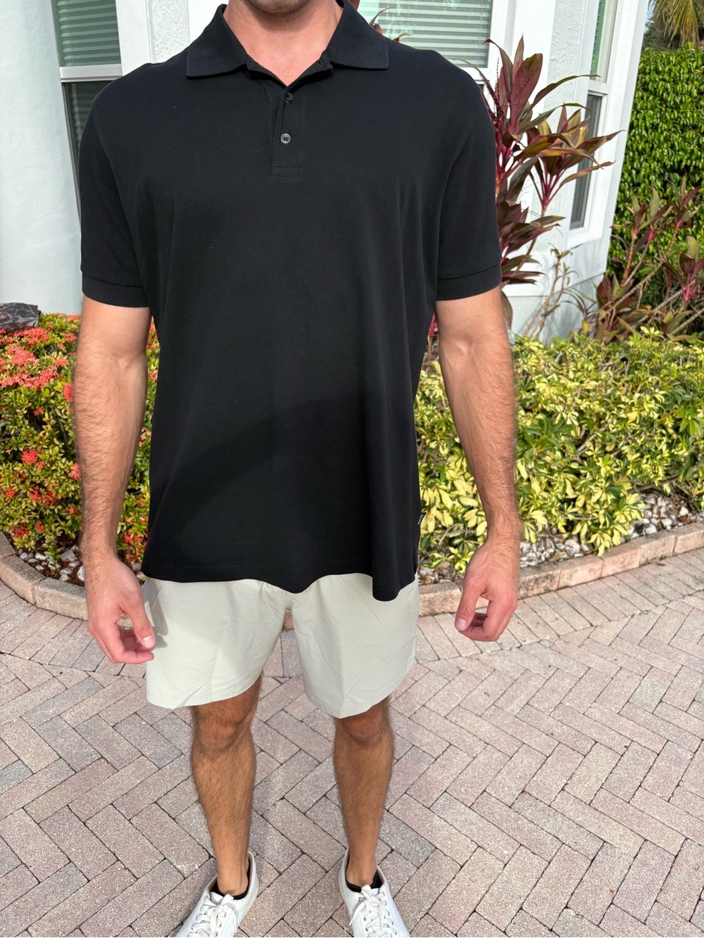 Hugo Boss Black Cotton Polo